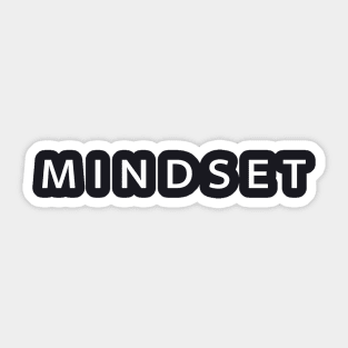 Mindset – Simple Typography Sticker